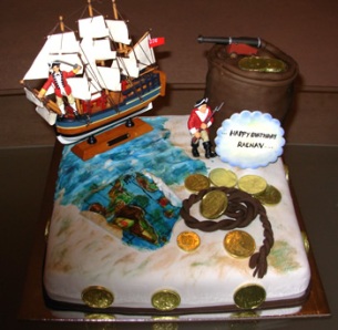 Pirate Birthday Cake on Pirate Cake    Cakes By Aloma